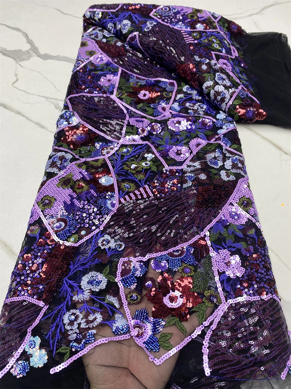High Quality African Nigerian Tulle Lace Fabric Embroidery Party Dress Sequins French Guipure Fabric For Sewing Dress 4805B
High Quality African Nigerian Tulle Lace Fabric Embroidery Party Dress Sequins French Guipure Fabric For Sewing Dress 4805B