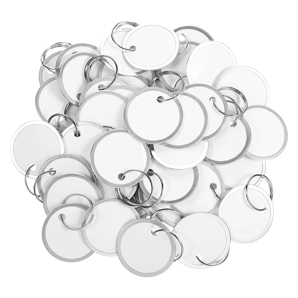 Metal Rim Tags Key Tags Round Paper Tags with Metal Rings for Car Keys and Door Keys (150Pcs)
Metal Rim Tags Key Tags Round Paper Tags with Metal Rings for Car Keys and Door Keys (150Pcs)