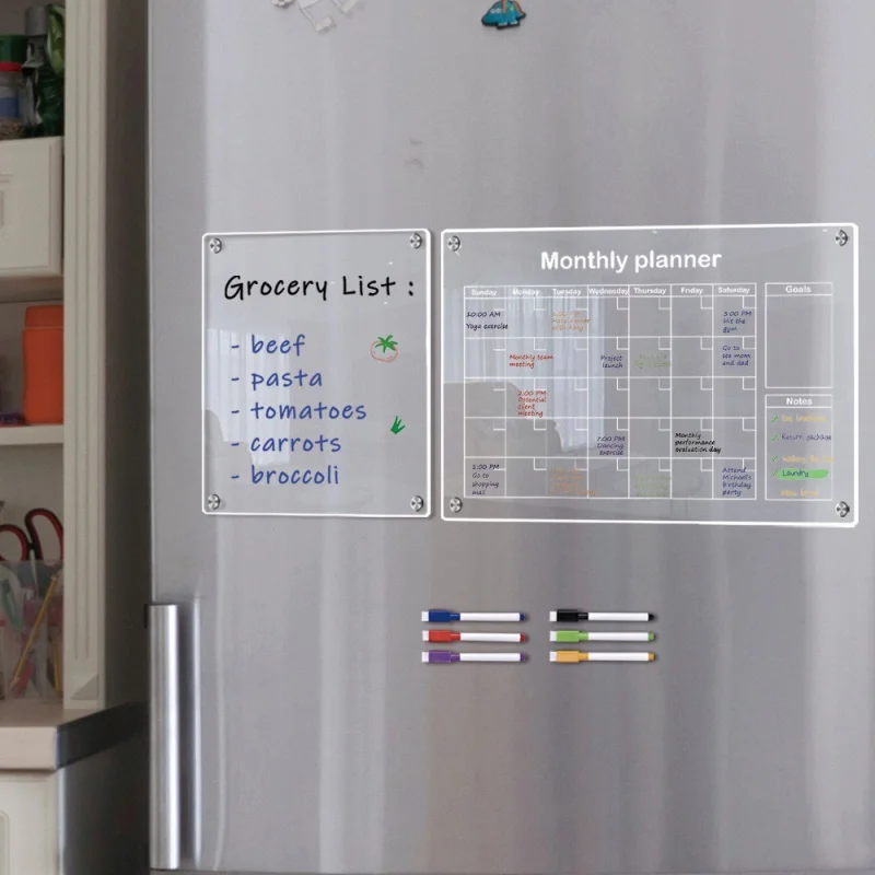 Tyu083 Three-Dimensional Magnetic Transparent Acrylic Weekly Plan Note Message Board Erasable Magnetic Refridgerator Magnets
Tyu083 Three-Dimensional Magnetic Transparent Acrylic Weekly Plan Note Message Board Erasable Magnetic Refridgerator Magnets