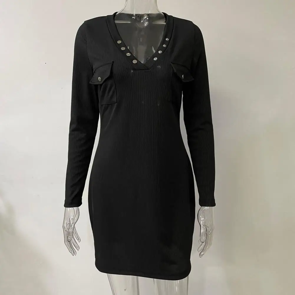 Bodycon Dress Flap Pockets Warm Waist Tight Casual Ribbed Mini Pencil Dress Casual Dress Female Clothes
Bodycon Dress Flap Pockets Warm Waist Tight Casual Ribbed Mini Pencil Dress Casual Dress Female Clothes