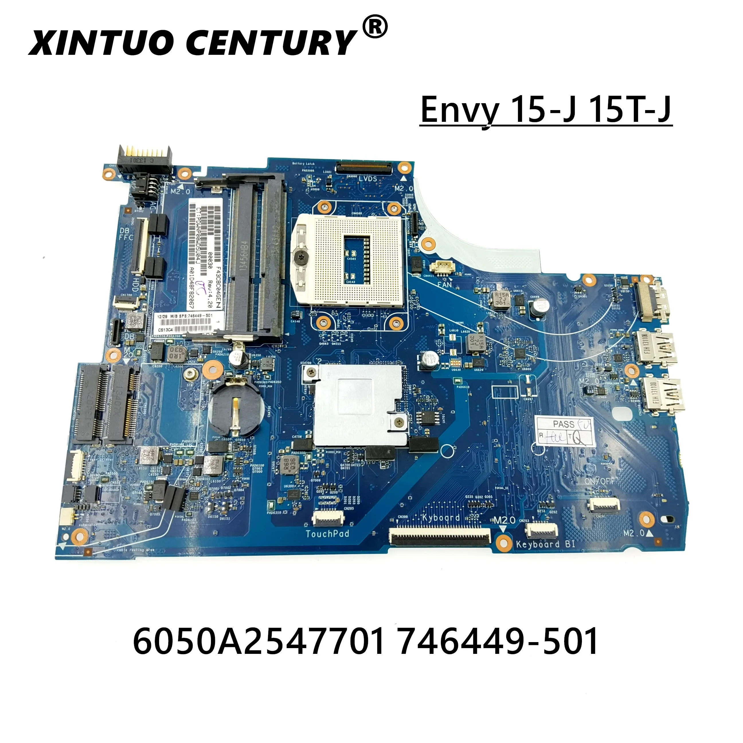 Высококачественная материнская плата для ноутбука HP ENVY15 15-T 15-J 746449-501 746449-601 746449-001 6050A2547701-MB-A02 100% полностью протестирована ОК
Высококачественная материнская плата для ноутбука HP ENVY15 15-T 15-J 746449-501 746449-601 746449-001 6050A2547701-MB-A02 100% полностью протестирована ОК