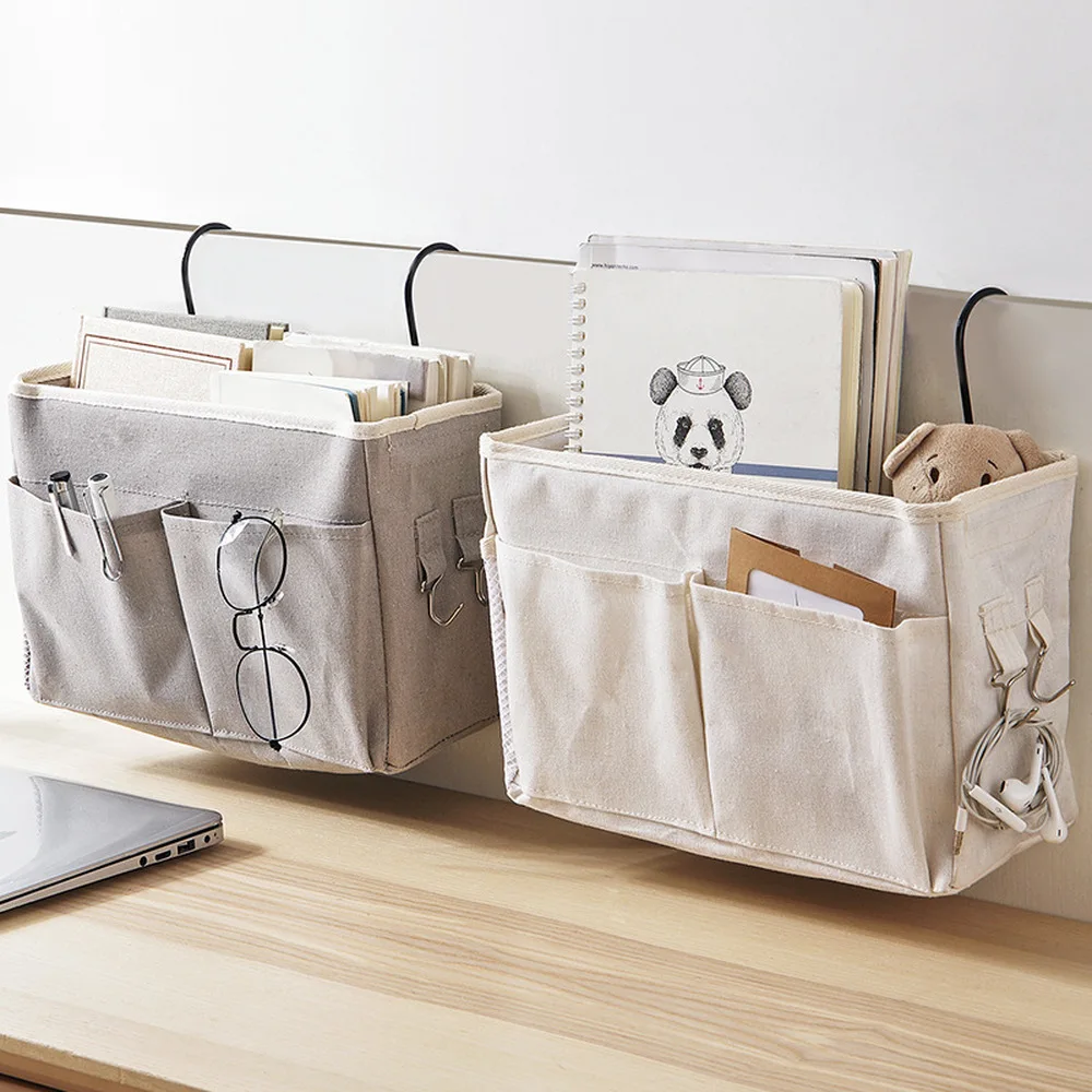 Bedside Fabric Storage Hanging Bag Environmentally Friendly Durable Household Small Objects Iron Hook Sofa Storage Bag
Bedside Fabric Storage Hanging Bag Environmentally Friendly Durable Household Small Objects Iron Hook Sofa Storage Bag