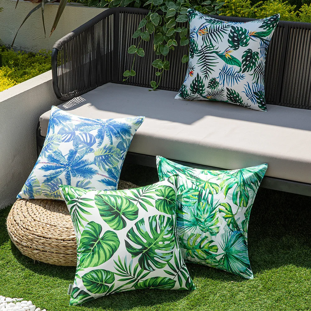 Waterproof Tropical Plants Cushion Cover Polyester Green Leaves Decorative Pillow Covers Garden Patio Plant Printd Pillow Cover
Waterproof Tropical Plants Cushion Cover Polyester Green Leaves Decorative Pillow Covers Garden Patio Plant Printd Pillow Cover