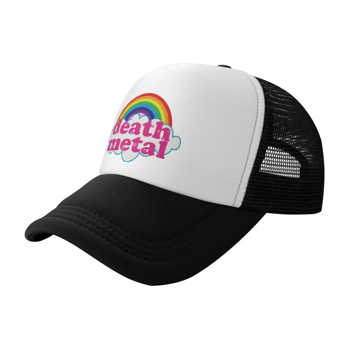 New Classic Rainbow Rock Music Death Metal Baseball Cap for Women Men Breathable Trucker Hat Performance Snapback Hats Summer Ca
New Classic Rainbow Rock Music Death Metal Baseball Cap for Women Men Breathable Trucker Hat Performance Snapback Hats Summer Ca