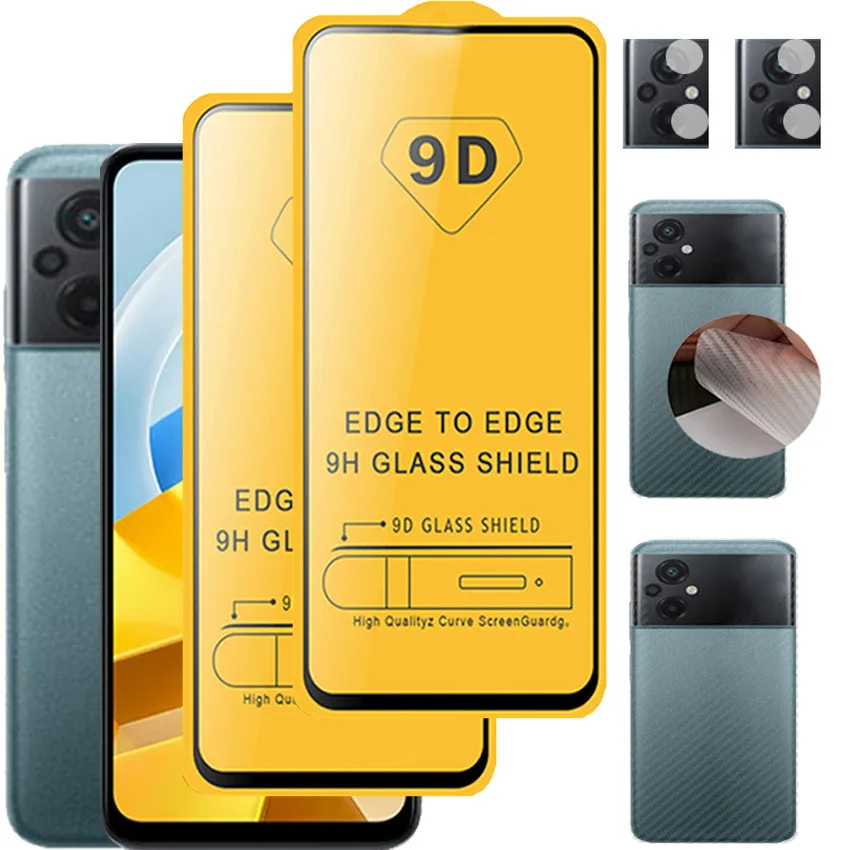 Back Film + Camera Protector For Poco M5 M5s Tempered Glass Poco X4 GT M4 M5 Pro Screen Glass For Pocco F4 Safty Glass Poco-M5 S
Back Film + Camera Protector For Poco M5 M5s Tempered Glass Poco X4 GT M4 M5 Pro Screen Glass For Pocco F4 Safty Glass Poco-M5 S