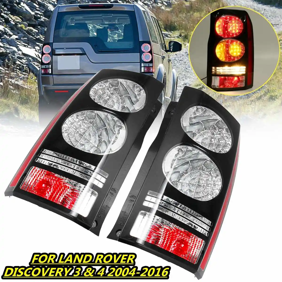 Pair Car Rear LED Tail Light Brake Lamp Signal with Bulb for LAND ROVER DISCOVERY 3 4 2004 2005 2006 2007 2008 2009 2010 - 2016
Pair Car Rear LED Tail Light Brake Lamp Signal with Bulb for LAND ROVER DISCOVERY 3 4 2004 2005 2006 2007 2008 2009 2010 - 2016