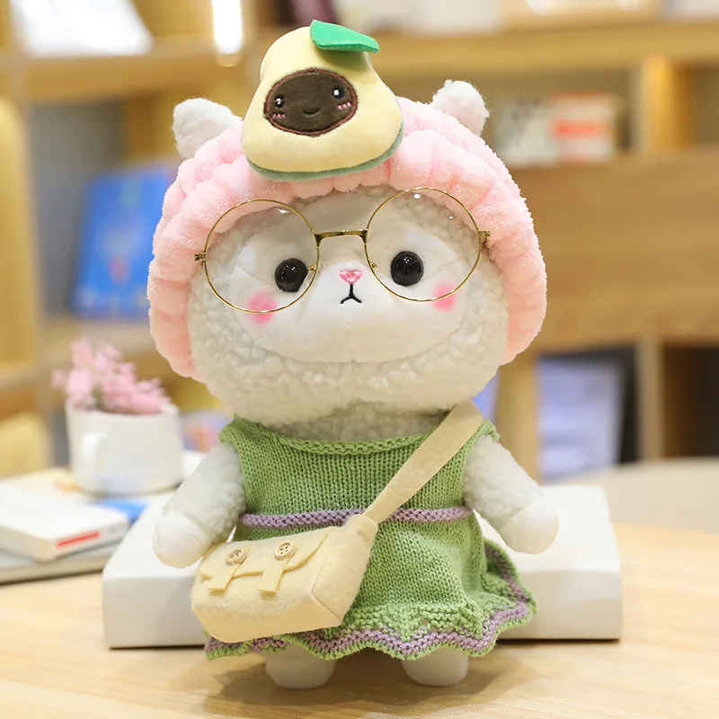 30cm Cute Alpaca Plush Doll Soft Green Small Skirt Hairband Plush Toy Kawaii Animal Doll Birthday Gifts for Girls
30cm Cute Alpaca Plush Doll Soft Green Small Skirt Hairband Plush Toy Kawaii Animal Doll Birthday Gifts for Girls