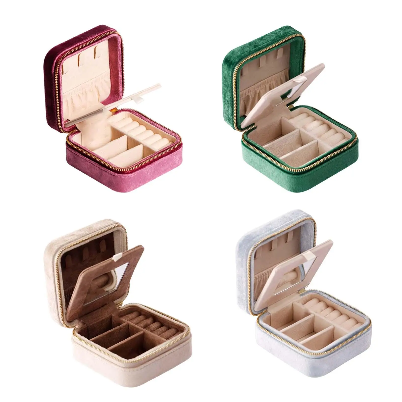 Jewelry Organizer Box with Mirror Lightweight Gift Portable Travel Jewelry Case for Bangle Earring Watch Christmas Bracelets
Jewelry Organizer Box with Mirror Lightweight Gift Portable Travel Jewelry Case for Bangle Earring Watch Christmas Bracelets