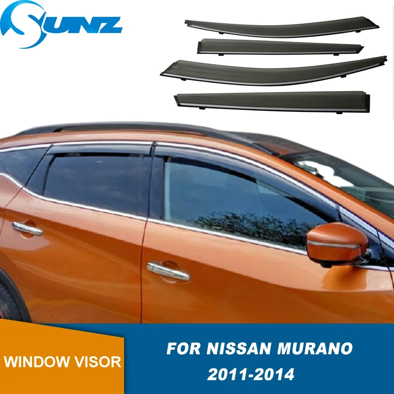 Дефлекторы боковых окон для Nissan Murano 2011 2012 2013 всепогодные экраны оконный козырек Защита от солнца дождя дверной козырек SUNZ
Дефлекторы боковых окон для Nissan Murano 2011 2012 2013 всепогодные экраны оконный козырек Защита от солнца дождя дверной козырек SUNZ