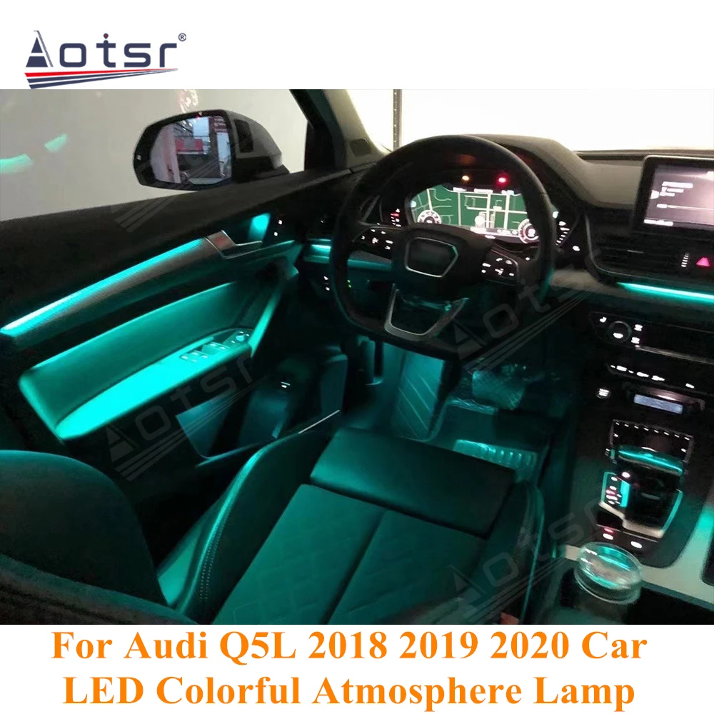 For Audi Q5L 2018 - 2020 Car LED Neon Flash Decorate Interior Door Colorful Ambient Light Atmosphere Lamp Strip Decorate Lights
For Audi Q5L 2018 - 2020 Car LED Neon Flash Decorate Interior Door Colorful Ambient Light Atmosphere Lamp Strip Decorate Lights