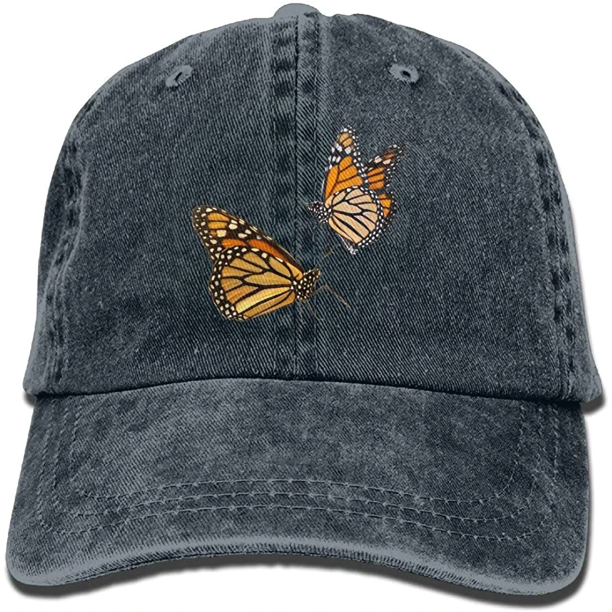 Men's Females Glacier Cap,Monarch Butterfly Yarn-Dyed Denim Hat for Men Female Unisex
Men's Females Glacier Cap,Monarch Butterfly Yarn-Dyed Denim Hat for Men Female Unisex