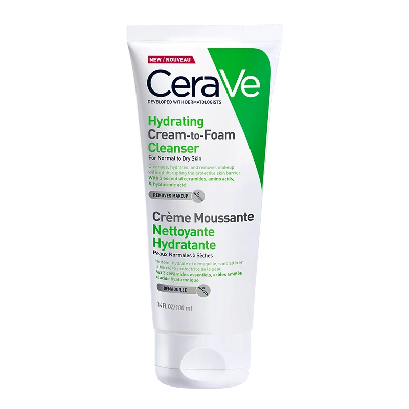 CeraVe Hydrating Cream Aminoacid Foam Deep Cleansing Cleanser Hydrating Gentle Lotion-based Repair Facil Cleanser
CeraVe Hydrating Cream Aminoacid Foam Deep Cleansing Cleanser Hydrating Gentle Lotion-based Repair Facil Cleanser