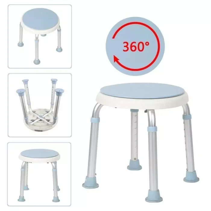 Height Adjustable Elderly Bath Shower Kids Chair Furniture Shower Stool Round Chair Non Slip Seat Disabled Toilet HWC
Height Adjustable Elderly Bath Shower Kids Chair Furniture Shower Stool Round Chair Non Slip Seat Disabled Toilet HWC