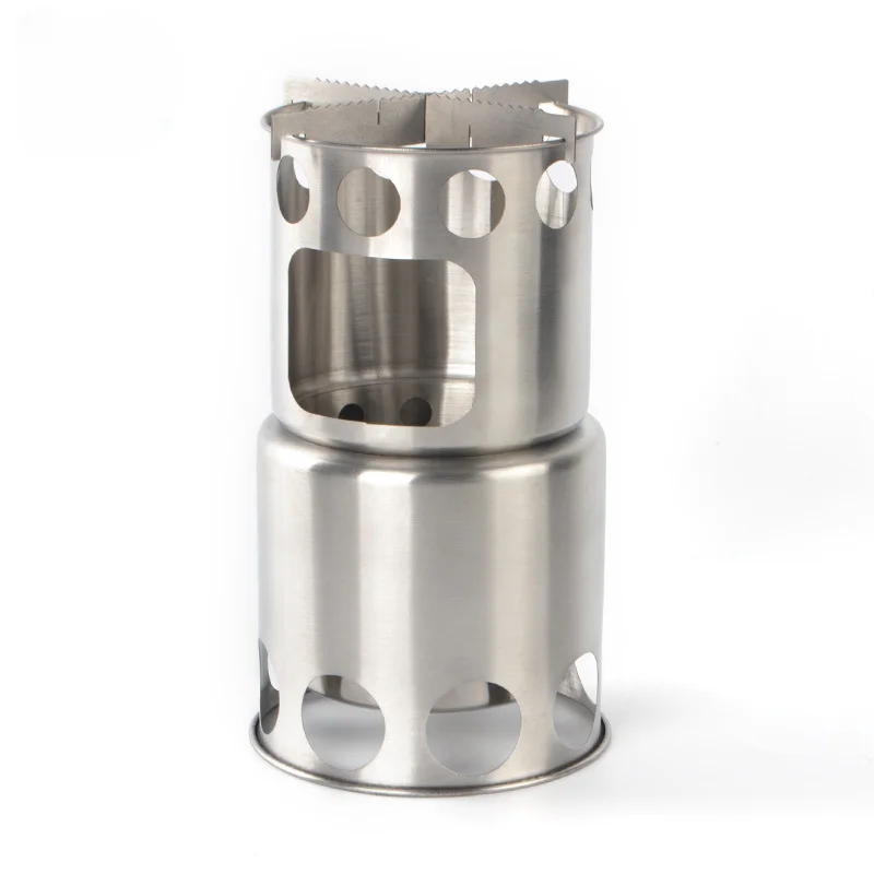 Outdoor Portable Camping Stove Heating Stove Fireplace Stainless Steel Windproof Wood Stove Round Wood Stove 
Outdoor Portable Camping Stove Heating Stove Fireplace Stainless Steel Windproof Wood Stove Round Wood Stove