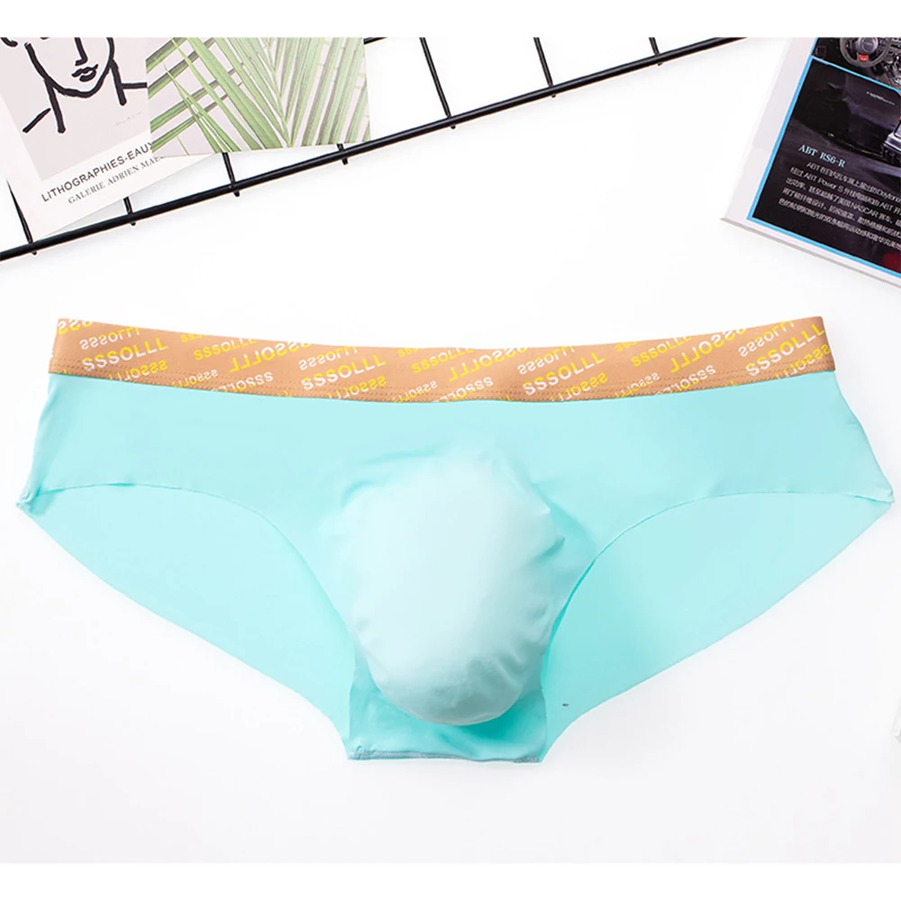 Men Ice Silk Briefs Man Sexy Underwear Bulge Pouch Underpants Low Waist Panties Soft Thin Breathable Knicker Man Lingerie Solid
Men Ice Silk Briefs Man Sexy Underwear Bulge Pouch Underpants Low Waist Panties Soft Thin Breathable Knicker Man Lingerie Solid