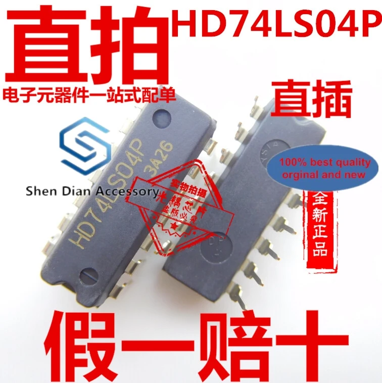 10 шт., 100% оригинальные новые модели, HD74LS04P DIP-14, импортный шестисторонний инвертор SN74LS04N
10 шт., 100% оригинальные новые модели, HD74LS04P DIP-14, импортный шестисторонний инвертор SN74LS04N