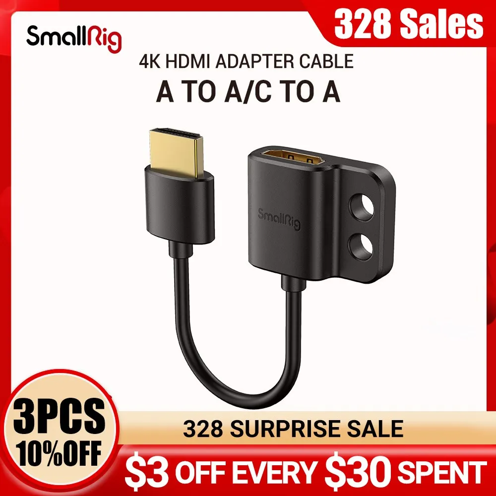 SmallRig ультратонкий 4K адаптер кабель A к A/C к A /D к A для BMPCC 4K и 6K/для Sony A7SIII/для Panasonic 3019/3020/3021
SmallRig ультратонкий 4K адаптер кабель A к A/C к A /D к A для BMPCC 4K и 6K/для Sony A7SIII/для Panasonic 3019/3020/3021