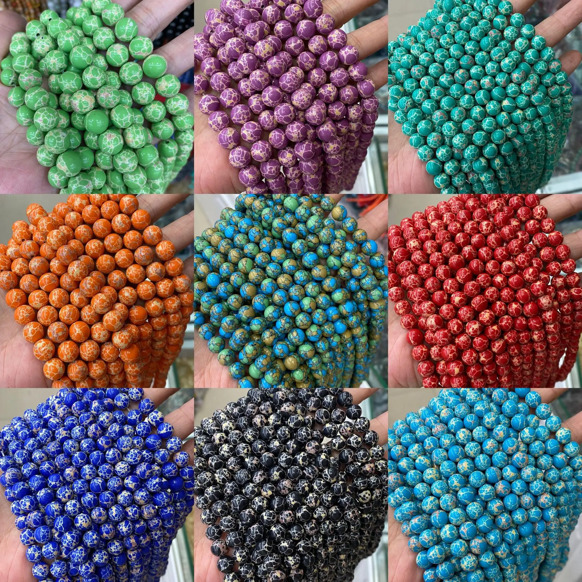 Emperor Stone Natural Imperial Round Loose Spacer Beads For Jewelry Making Bracelets Accessorie 4/6/8/10/12MM
Emperor Stone Natural Imperial Round Loose Spacer Beads For Jewelry Making Bracelets Accessorie 4/6/8/10/12MM