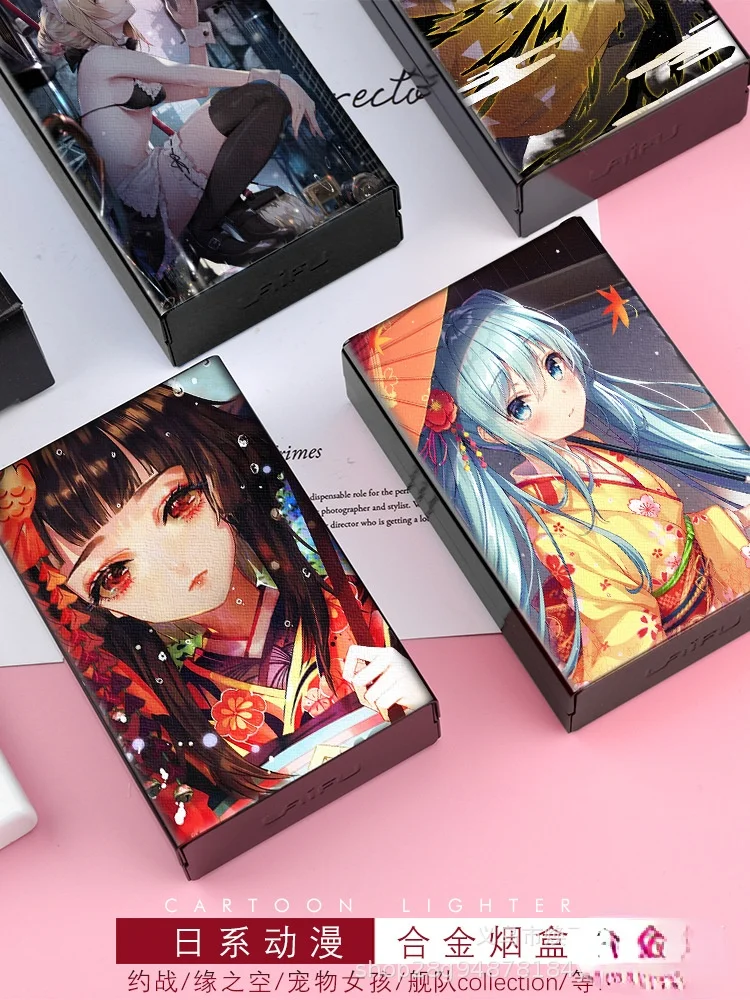 Animation Related Products Anime Accessories Gift Cigarette Box Case For Man Giveway Aluminum Alloy Sliding Picture Custom Photo
Animation Related Products Anime Accessories Gift Cigarette Box Case For Man Giveway Aluminum Alloy Sliding Picture Custom Photo