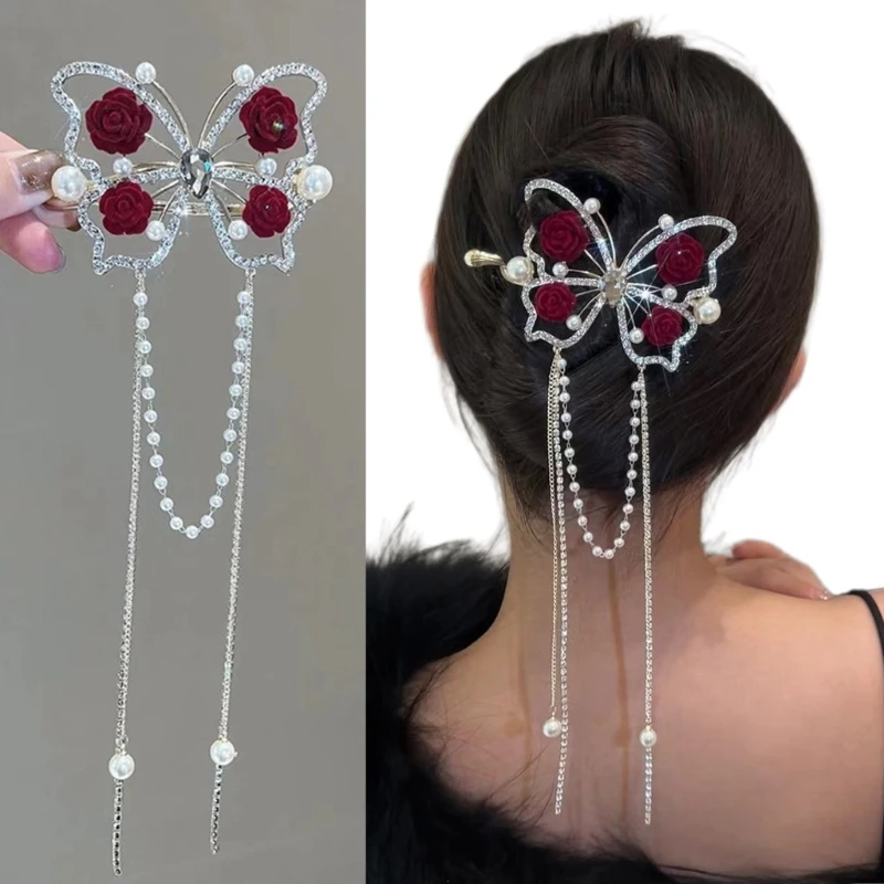 Chinese Style Butterfly Hair Claw Spring Travel Girl Headwear Ponytail Hair Clip Dropship
Chinese Style Butterfly Hair Claw Spring Travel Girl Headwear Ponytail Hair Clip Dropship