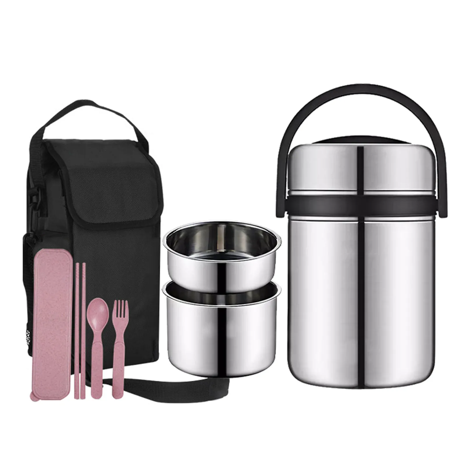 VOGVIGO Lunch Box 1.5L Thermal Stainless Steel Insulated Barrel Adult Student Bento Box Large Portable Food Storage Container
VOGVIGO Lunch Box 1.5L Thermal Stainless Steel Insulated Barrel Adult Student Bento Box Large Portable Food Storage Container