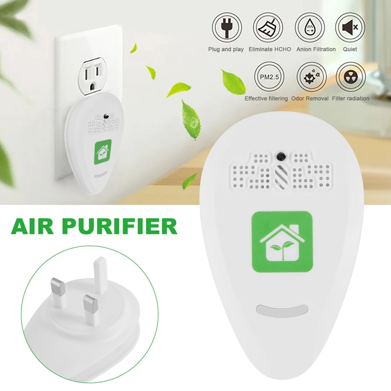 Plug In Air Purifier Mini Portable 5-12 Million Negative Ion Air Purifier For Bedroom Kitchen Bathroom Office
Plug In Air Purifier Mini Portable 5-12 Million Negative Ion Air Purifier For Bedroom Kitchen Bathroom Office