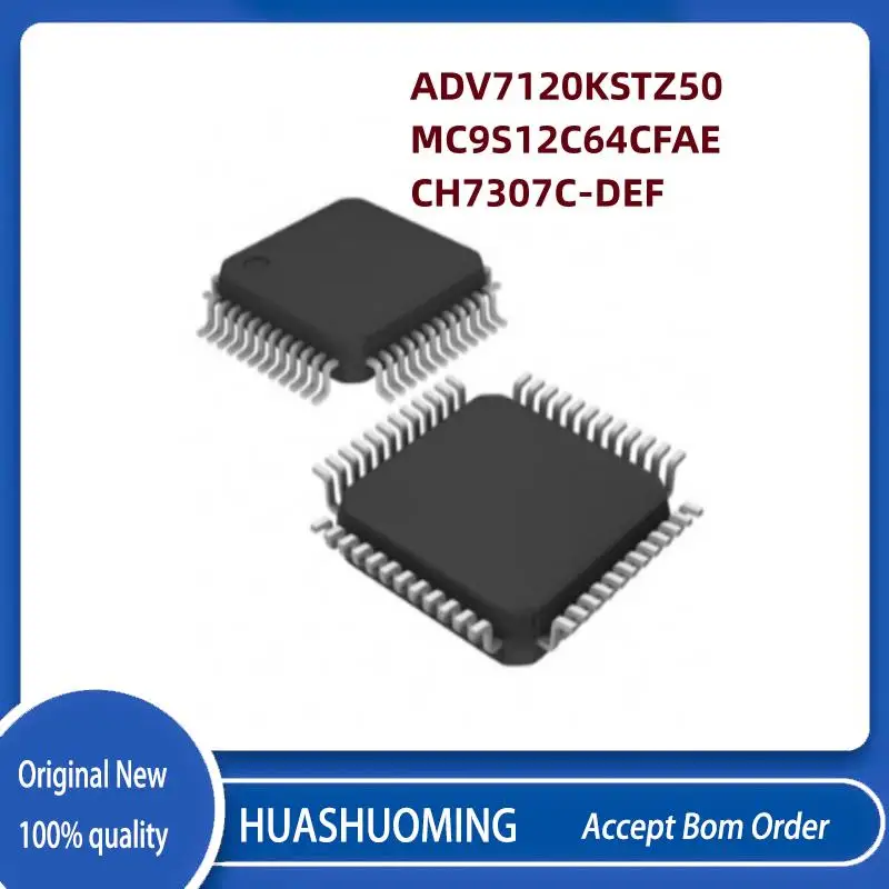 Новинка 10 шт./партия ADV7120KSTZ50 ADV7120KST50 ADV7120 MC9S12C64 MC9S12C64CF MC9S12C64CFAE CH7307C-DEF CH7307C QFP48
Новинка 10 шт./партия ADV7120KSTZ50 ADV7120KST50 ADV7120 MC9S12C64 MC9S12C64CF MC9S12C64CFAE CH7307C-DEF CH7307C QFP48