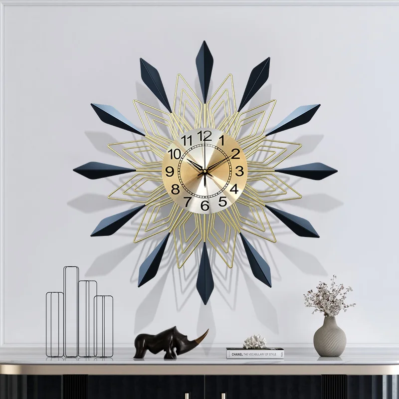 Light Luxury Wall Clock Living Room Home Decorations Wrought Iron Fashion and Simplicity Study Commercial Place Wall Clock
Light Luxury Wall Clock Living Room Home Decorations Wrought Iron Fashion and Simplicity Study Commercial Place Wall Clock