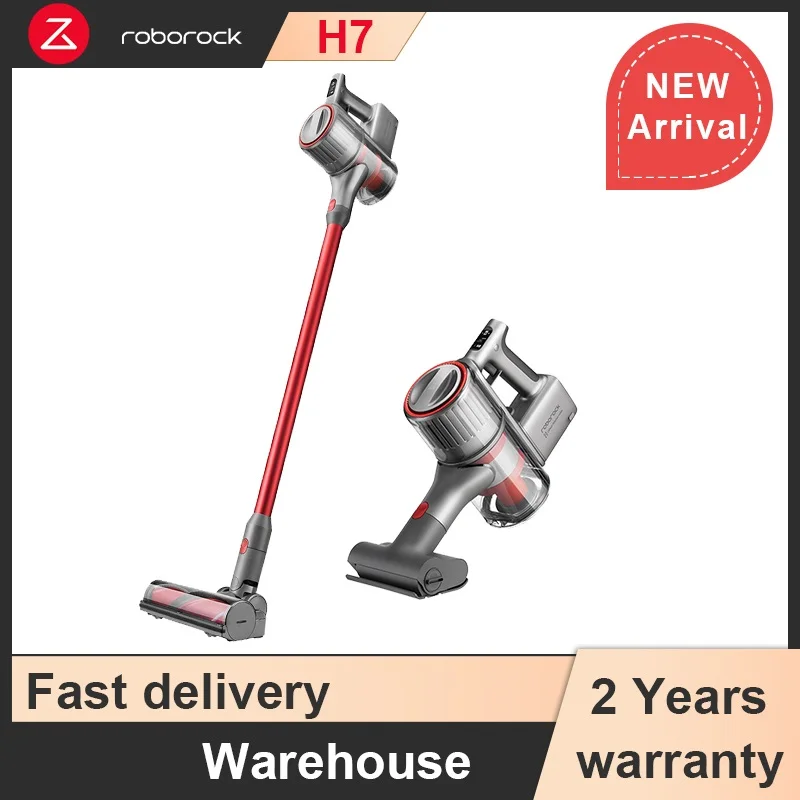 Roborock H7 Strong Sucction Adapt Handheld Wireless Vacuum Cleaner Portable Cordless Cyclone Filter Cleaner Dust Collector 160AW
Roborock H7 Strong Sucction Adapt Handheld Wireless Vacuum Cleaner Portable Cordless Cyclone Filter Cleaner Dust Collector 160AW