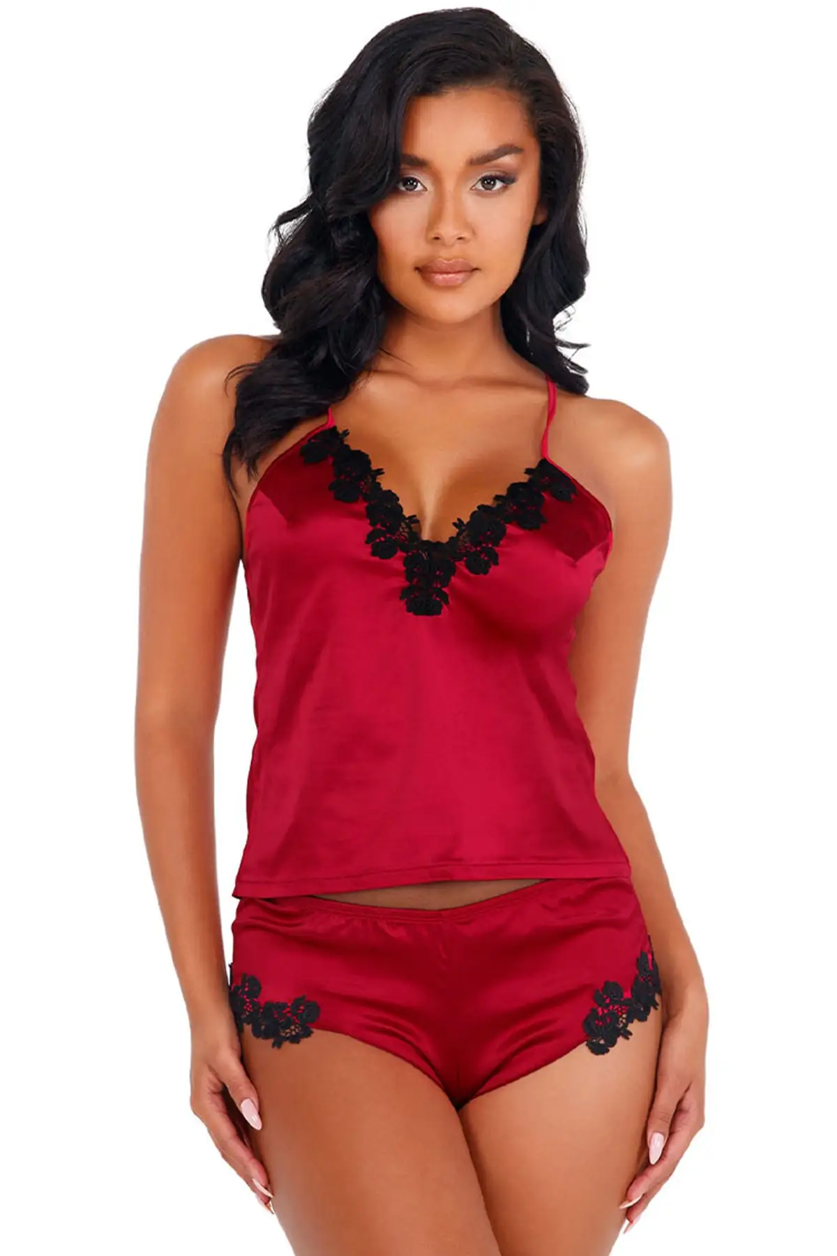 Women Nightgown Claret Red pajamas Bottom Top Shorts Set New Night Dress Sleepwear Nightwear Nightwear Nightwear
Women Nightgown Claret Red pajamas Bottom Top Shorts Set New Night Dress Sleepwear Nightwear Nightwear Nightwear