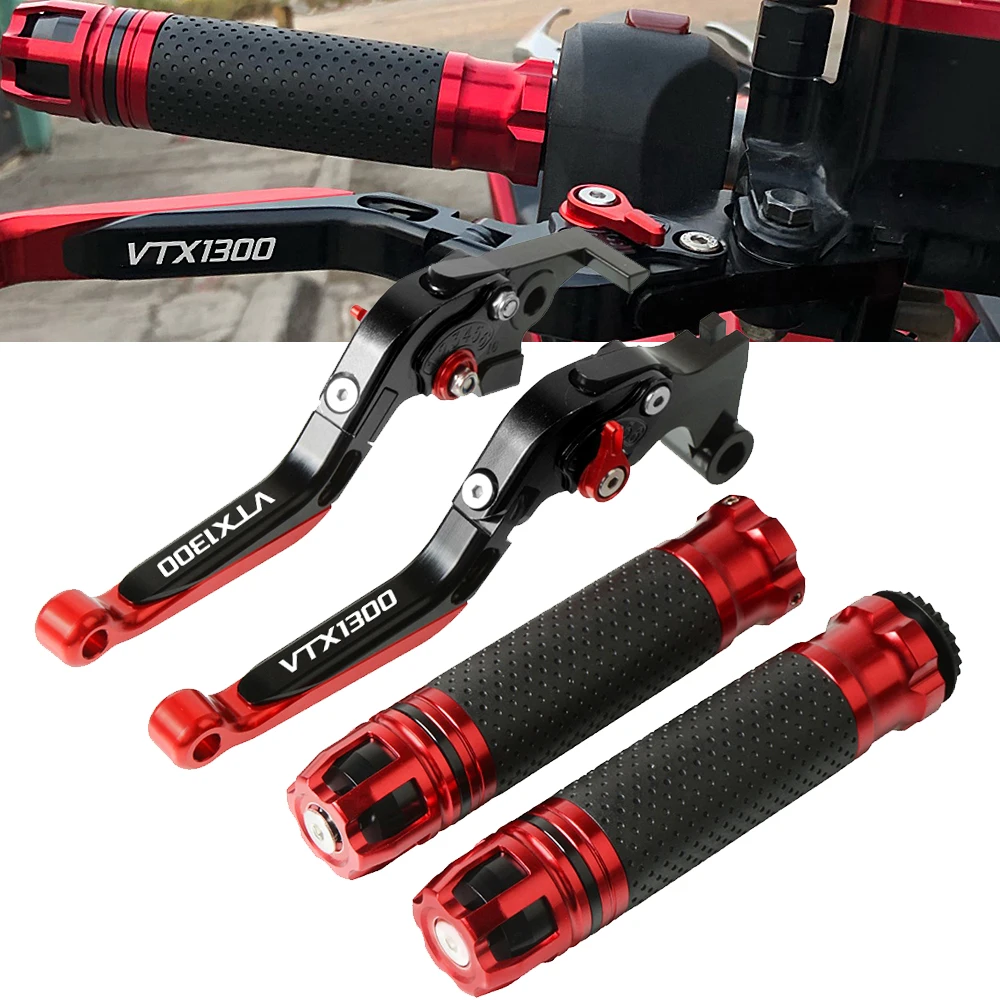 For HONDA VTX1300 VTX 1300 2003-2010 2009 Motorcycle Adjustable Foldable Brake Clutch Lever Extendable+Handle Grips Handlebar
For HONDA VTX1300 VTX 1300 2003-2010 2009 Motorcycle Adjustable Foldable Brake Clutch Lever Extendable+Handle Grips Handlebar