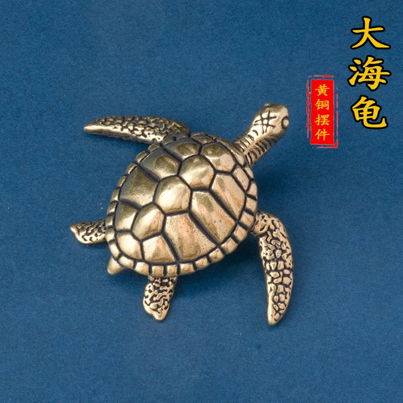 Mini Cute Brass Sea Turtle Vintage Tortoise Statue Metal Figure Props Animal Sculpture Home Office Desk Decorative Ornament Toy
Mini Cute Brass Sea Turtle Vintage Tortoise Statue Metal Figure Props Animal Sculpture Home Office Desk Decorative Ornament Toy