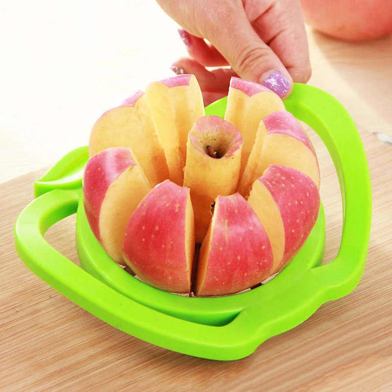 Kitchen assist apple slicer Cutter Pear Fruit Divider Tool Comfort Handle for Kitchen Apple Peeler
Kitchen assist apple slicer Cutter Pear Fruit Divider Tool Comfort Handle for Kitchen Apple Peeler