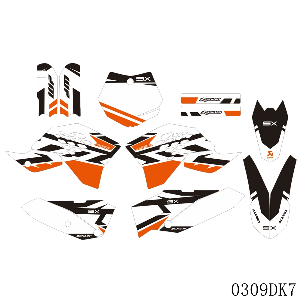 For KTM SX65 SX 65 2009 2010 2011 2012 2013 2014 2015 Full Graphics Decals Stickers Motorcycle Background Custom Number Name
For KTM SX65 SX 65 2009 2010 2011 2012 2013 2014 2015 Full Graphics Decals Stickers Motorcycle Background Custom Number Name