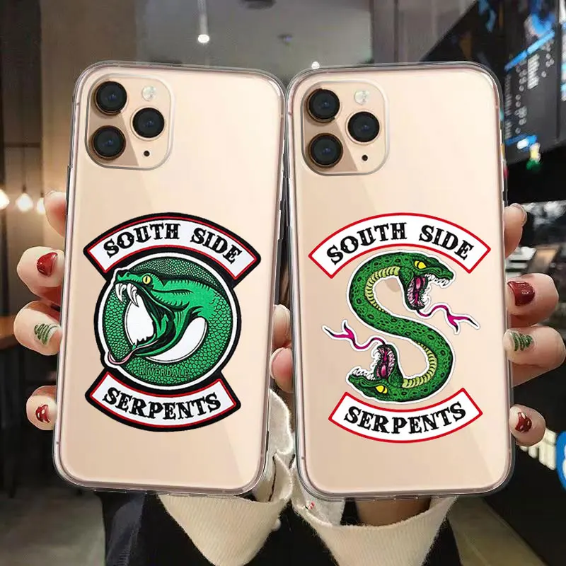 American TV Riverdale Southside Serpent Phone Case For iphone 14 Pro Max 12 13 Mini X XS Max XR 7 8 Plus 11 Silicone Cover Coque
American TV Riverdale Southside Serpent Phone Case For iphone 14 Pro Max 12 13 Mini X XS Max XR 7 8 Plus 11 Silicone Cover Coque