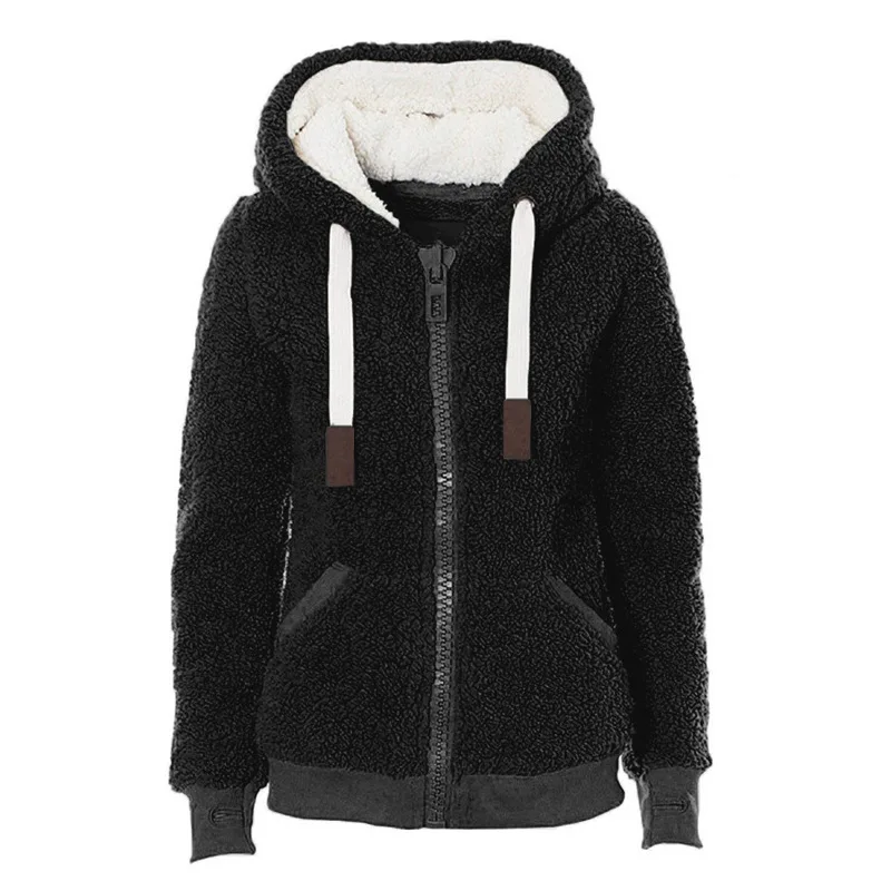 Women Lambswool Overcoat Sherpa Tops Drop Shipping Fashion Winter Thicken Fleece Sweater 2021 Fluffy Hooded Warm Zipper Cardigan
Women Lambswool Overcoat Sherpa Tops Drop Shipping Fashion Winter Thicken Fleece Sweater 2021 Fluffy Hooded Warm Zipper Cardigan