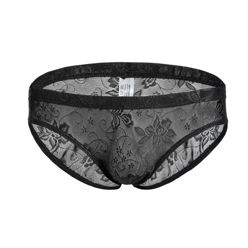 Men's Sexy Floral Lace Underwear See Through Briefs Low Waist Transparent Hollow Out Male Panties Sexy U Convex Pouch Underpant
Men's Sexy Floral Lace Underwear See Through Briefs Low Waist Transparent Hollow Out Male Panties Sexy U Convex Pouch Underpant
