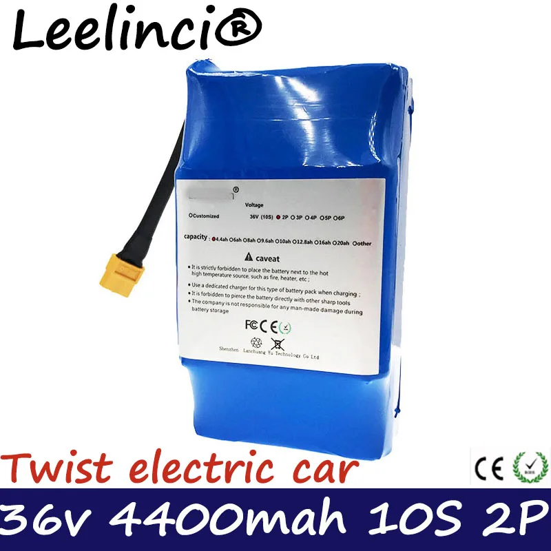 Leelinci 36V 4.4ah rechargeable battery 10s2p 36v 4.4ah single cycle voltage Hover Board battery 18650 battery pack
Leelinci 36V 4.4ah rechargeable battery 10s2p 36v 4.4ah single cycle voltage Hover Board battery 18650 battery pack