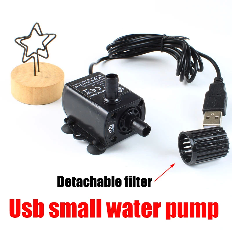 USB 5V Small Quiet Water Pump Water Tank Plant Farm Restaurant Courtyard Submersible Pump 1.2W 2.4W Complimentary 1M Water Pipe
USB 5V Small Quiet Water Pump Water Tank Plant Farm Restaurant Courtyard Submersible Pump 1.2W 2.4W Complimentary 1M Water Pipe