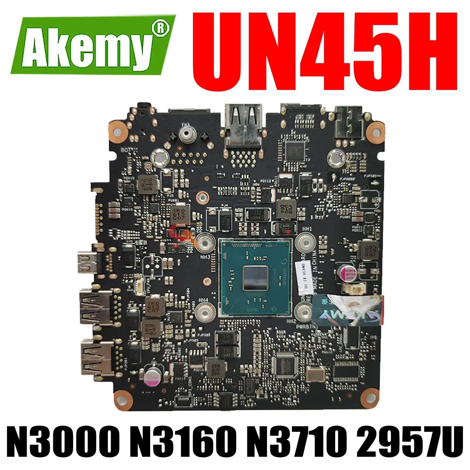 UN45H Материнская плата ASUS VivoMini UN45H UN45H-VM062M Mini HD системная плата N3000 N3150 N3160 N3700 N3710 2957U CPU
UN45H Материнская плата ASUS VivoMini UN45H UN45H-VM062M Mini HD системная плата N3000 N3150 N3160 N3700 N3710 2957U CPU