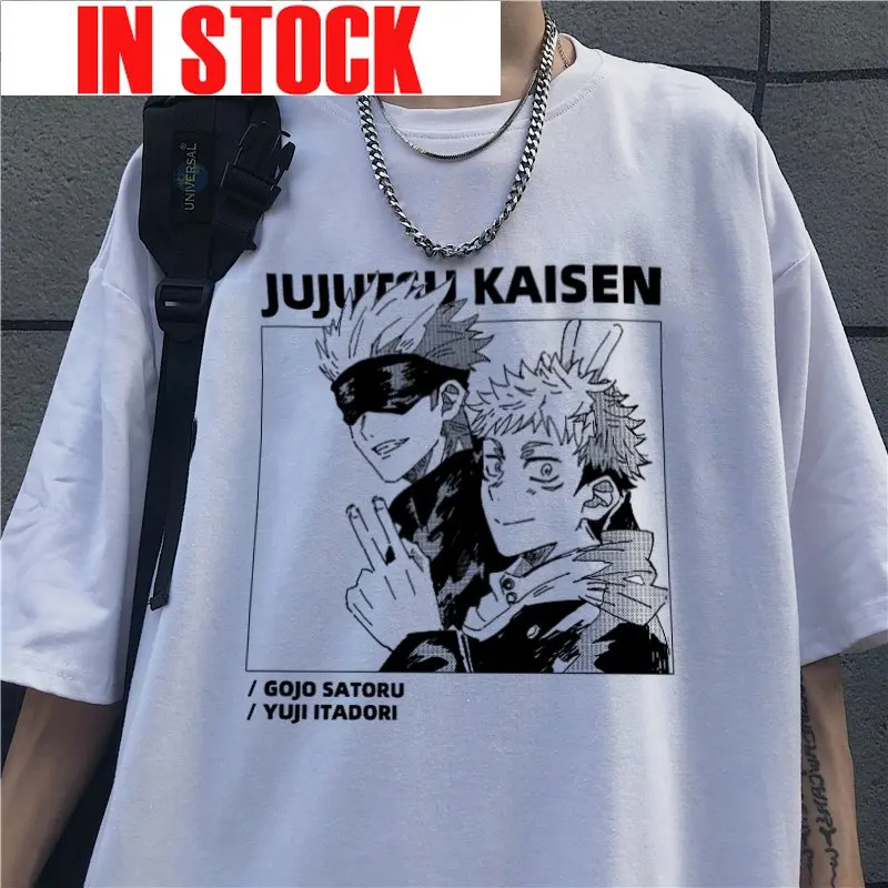 Oversized Men's Tshirt Women Jujutsu Kaisen Printed Short Sleeve T Shirt Harajuku Cartoon Anime Casual Shirt Male Streetwear Top
Oversized Men's Tshirt Women Jujutsu Kaisen Printed Short Sleeve T Shirt Harajuku Cartoon Anime Casual Shirt Male Streetwear Top
