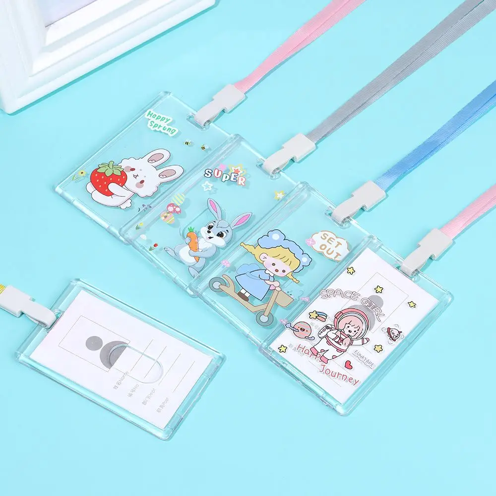 Transparent Acrylic Card Cover Cute Korean Ins Style Cartoon Pattern Certificate Card Meal Card Protection Cover Bus Card Holder
Transparent Acrylic Card Cover Cute Korean Ins Style Cartoon Pattern Certificate Card Meal Card Protection Cover Bus Card Holder