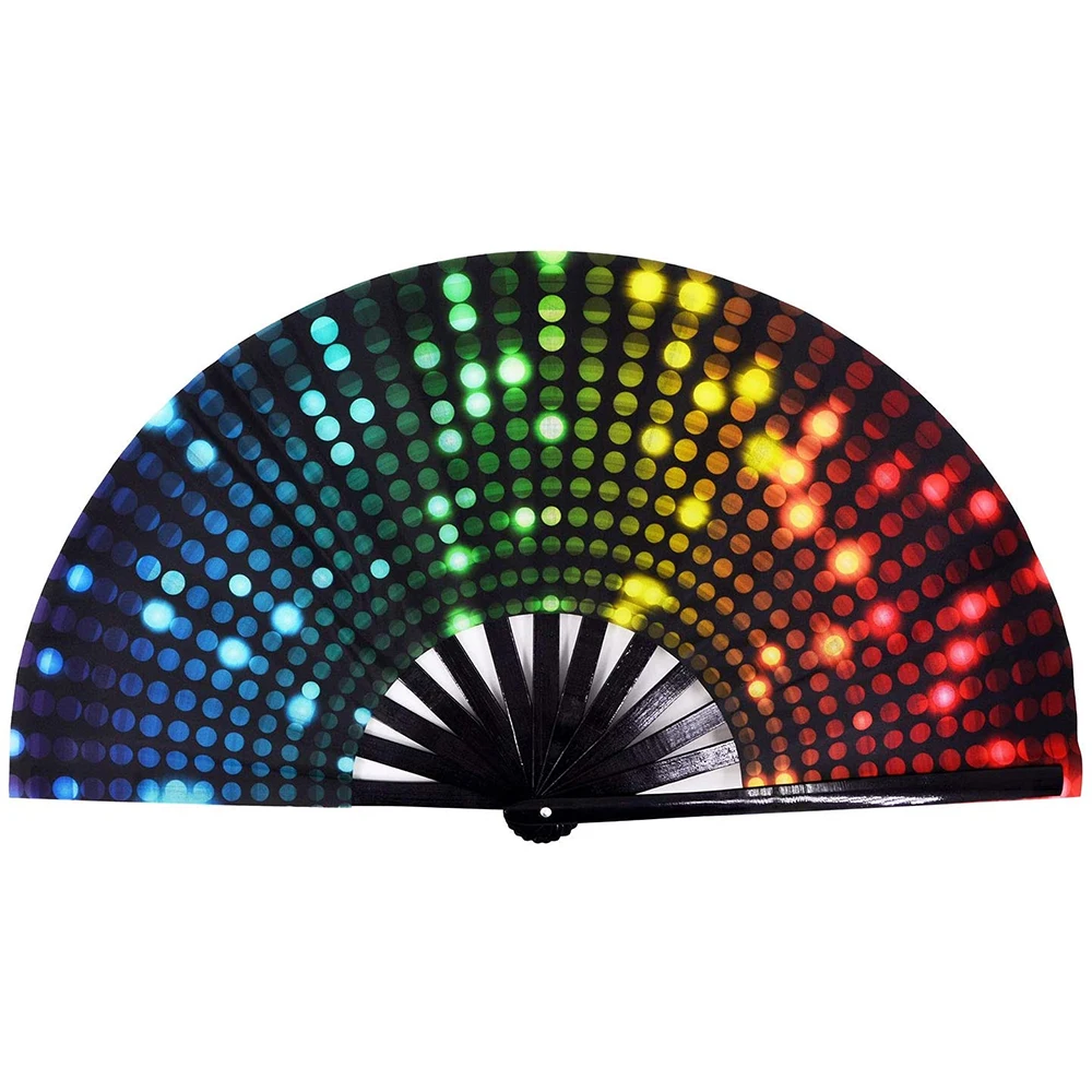 Festival Hand-Dyed Fan Large Folding Fan Printing Kung Fu Fan Satin Bamboo Bone Fan Gifts Wedding Dance Supplies Decorations
Festival Hand-Dyed Fan Large Folding Fan Printing Kung Fu Fan Satin Bamboo Bone Fan Gifts Wedding Dance Supplies Decorations