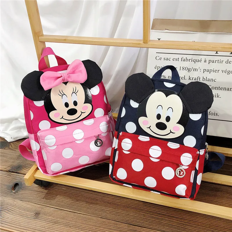 Disney Mickey Minnie Mouse Children's School Bag Cute Cartoon Backpack Boys and Girl Outdoor Travel Kawaii Schoolbag Gift
Disney Mickey Minnie Mouse Children's School Bag Cute Cartoon Backpack Boys and Girl Outdoor Travel Kawaii Schoolbag Gift