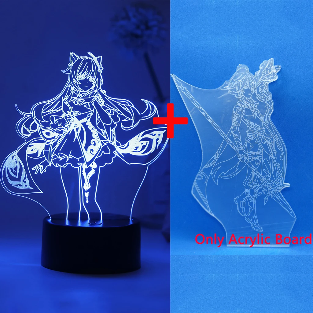 Genshin Impact 3D Led Night Light Game Figure Keqing Xiao Anime 16 Colors Lamp For Room Illusion Desk Decor Kids Birthday Gift
Genshin Impact 3D Led Night Light Game Figure Keqing Xiao Anime 16 Colors Lamp For Room Illusion Desk Decor Kids Birthday Gift