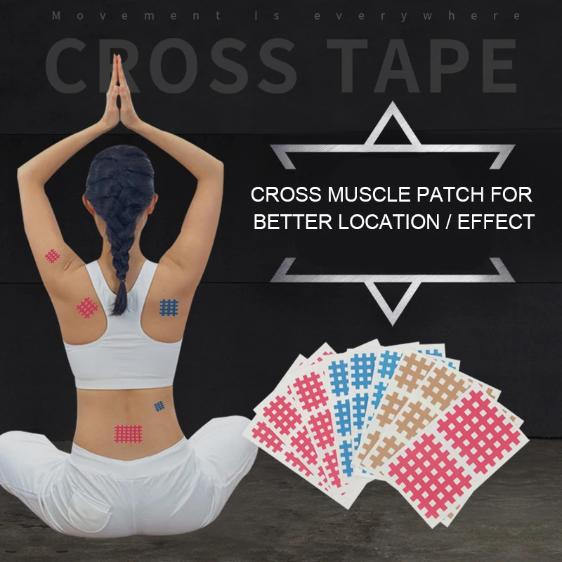 10PCs Spiral Cross Kinesiology Tape Physical Therapy Cross 9pcs Per Sheet Sport Muscle Elastic Breathable Cross Kinesiology
10PCs Spiral Cross Kinesiology Tape Physical Therapy Cross 9pcs Per Sheet Sport Muscle Elastic Breathable Cross Kinesiology