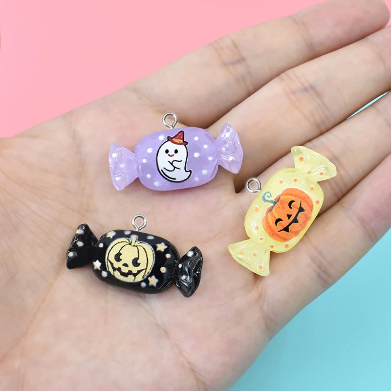 10Pcs Cute Halloween Candy Charms Christmas Candy Charms for Jewelry Making DIY Kawaii Resin Food Pendant Charms Earrings
10Pcs Cute Halloween Candy Charms Christmas Candy Charms for Jewelry Making DIY Kawaii Resin Food Pendant Charms Earrings