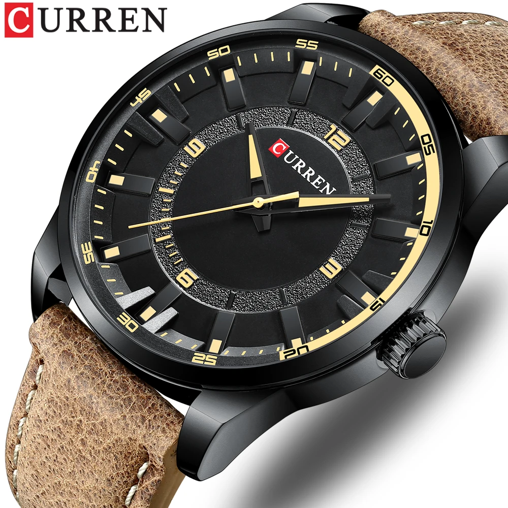 CURREN Top Brand Fashion Clock for Men Casual Leather Quartz Writwatches Colorful Waterproof Watches Relogio Masculino
CURREN Top Brand Fashion Clock for Men Casual Leather Quartz Writwatches Colorful Waterproof Watches Relogio Masculino