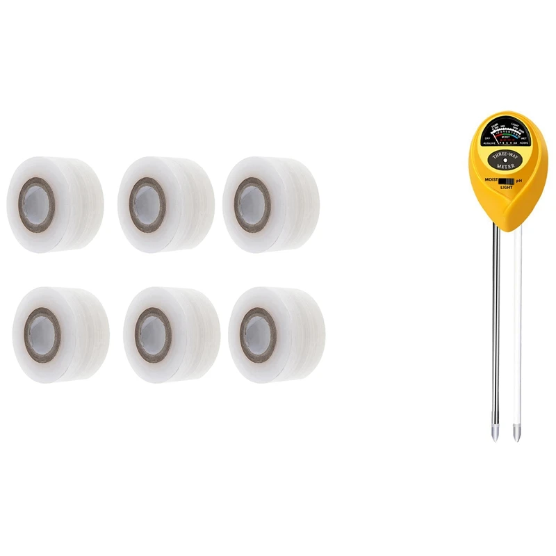 3-In-1 Soil Tester Kits And Moisture,Light And PH Test With 6 Roll Nursery Stretchable Garden Grafting Tapes
3-In-1 Soil Tester Kits And Moisture,Light And PH Test With 6 Roll Nursery Stretchable Garden Grafting Tapes