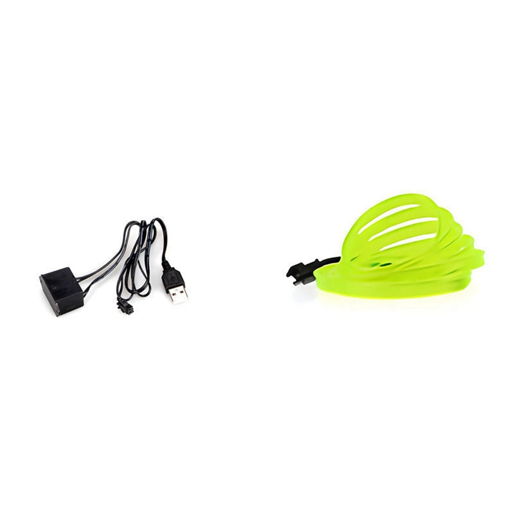 In-Car Atmosphere Light USB Car Cold Light LED Without Breaking Line Modification Atmosphere Light(Fluorescent Green)
In-Car Atmosphere Light USB Car Cold Light LED Without Breaking Line Modification Atmosphere Light(Fluorescent Green)